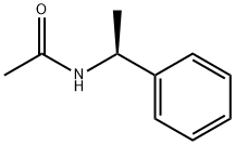 (S)-(-)-N-乙酰基-1-甲基苄胺 结构式