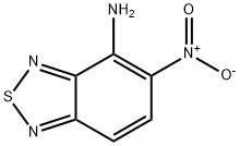 4-氨基-5-硝基苯并噻二唑 结构式