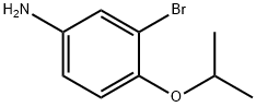 3-溴-4-异丙氧基苯胺 结构式