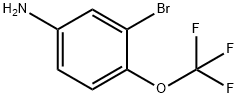 3-氟-4-(三氟甲氧基)苯胺 结构式