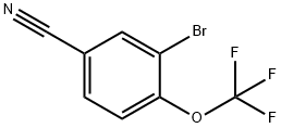 3-BROMO-4-(TRIFLUOROMETHOXY)BENZONITRILE 结构式