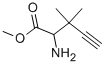 4-Pentynoicacid,2-amino-3,3-dimethyl-,methylester(9CI) 结构式