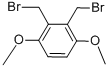 2,3-双(溴甲基)-1,4-二甲氧基苯 结构式