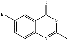 6-溴-2-甲基-4H-3,1-苯并恶嗪-4-酮 结构式