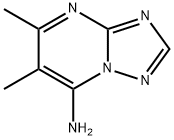 [1,2,4]Triazolo[1,5-a]pyrimidin-7-amine,  5,6-dimethyl- 结构式