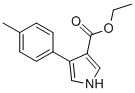 4-(4-METHYLPHENYL)-1H-PYRROLE-3-CARBOXYLIC ACIDETHYL ESTER 结构式