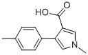 1-METHYL-4-(4-METHYLPHENYL)-1H-PYRROLE-3-CARBOXYLIC ACID 结构式