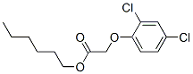 HEXYL 2,4-DICHLOROPHENOXYACETATE 结构式