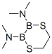 2,3-Bis(dimethylamino)-1,4,2,3-dithiadiborinane 结构式