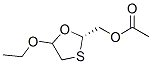 1,3-Oxathiolane-2-methanol,5-ethoxy-,acetate,(2S)-(9CI) 结构式