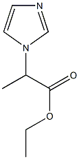 2-咪唑基-1-基丙酸乙酯 结构式