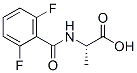 Alanine,  N-(2,6-difluorobenzoyl)- 结构式