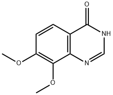 7,8-dimethoxyquinazolin-4(3H)-one 结构式