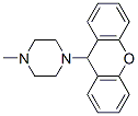 1-methyl-4-(9H-xanthen-9-yl)piperazine 结构式