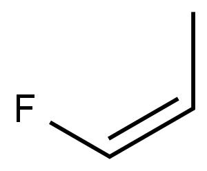 (Z)-1-Fluoro-1-propene 结构式
