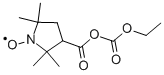 3-[(乙氧基羰基)羰氧基]-2,5-二氢-2,2,5,5-四甲基-1H-吡咯-1-氧基 结构式