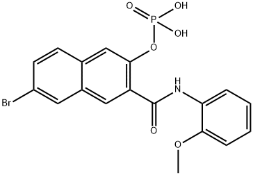 萘酚AS-BI磷酸盐 结构式