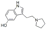 3-[2-(1-Pyrrolidinyl)ethyl]-1H-indol-5-ol 结构式