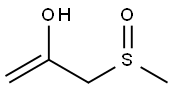 1-Propen-2-ol, 3-(methylsulfinyl)- (9CI) 结构式