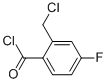 Benzoyl chloride, 2-(chloromethyl)-4-fluoro- (9CI) 结构式