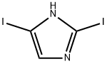 2,4-二碘-1H-咪唑 结构式
