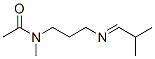 Acetamide,  N-methyl-N-[3-[(2-methylpropylidene)amino]propyl]- 结构式