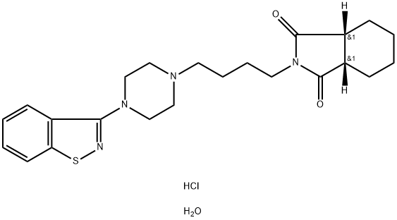 PEROSPIRONE HYDROCHLORIDE HYDRATE 结构式