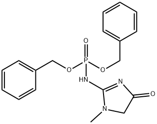 二苄氧基磷酰基肌酸酐 结构式