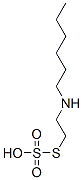 Thiosulfuric acid hydrogen S-[2-(hexylamino)ethyl] ester 结构式