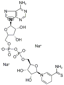 硫代烟酰胺腺嘌呤二核苷酸钠 结构式