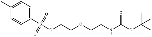 氨基叔丁酯-二聚乙二醇-对甲苯磺酸酯 结构式