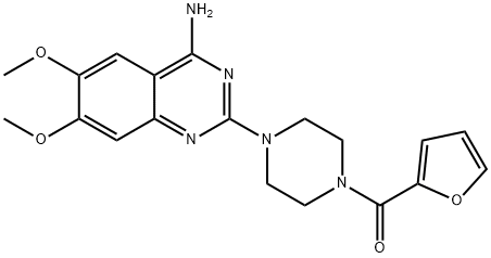 哌唑嗪 结构式