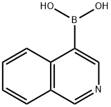 4-异喹啉硼酸 结构式