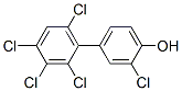 2-chloro-4-(2,3,4,6-tetrachlorophenyl)phenol 结构式