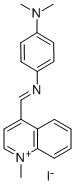 1-METHYL-4-P-DIMETHYLAMINO-B-AZA-STYRYL-QUINOLINIUM-IODIDE 结构式