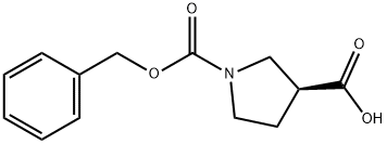 (S)-1-CBZ-3-羧基吡咯烷 结构式