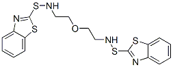 N,N'-(氧二-2,1-乙二基)双-2-苯并噻唑亚磺酰胺 结构式