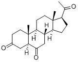 Allopregnane-3,6,20-trione 结构式