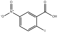 2-碘-5-硝基苯甲酸 结构式