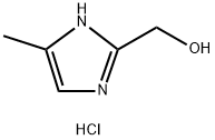 (4-甲基-1H-咪唑基-2-基)甲醇盐酸盐 结构式