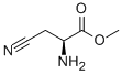 (S)-METHYL 2-AMINO-3-CYANOPROPANOATE 结构式