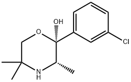 （S，S）-羟基安非他酮 结构式