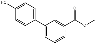 4'-羟基联苯-3-羧酸甲酯 结构式