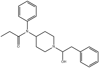 N-[1-(1-HYDROXY-2-PHENYL-ETHYL)-PIPERIDIN-4-YL]-N-PHENYL-PROPIONAMIDE
 结构式