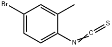 4-溴-2-甲基苯基异硫氰酸酯 结构式