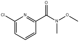 6-氯-N-甲氧基-N-甲基吡啶酰胺 结构式