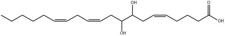 (5Z,11Z,14Z)-8,9-dihydroxyicosa-5,11,14-trienoic acid 结构式