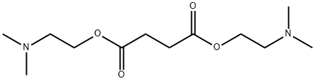 bis[2-(dimethylamino)ethyl] succinate 结构式