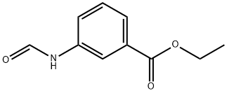 Benzoic acid, 3-(formylamino)-, ethyl ester (9CI) 结构式