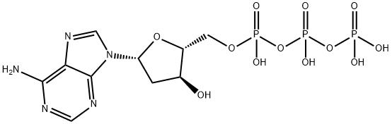 2'-脱氧腺苷 5'-三磷酸酯 结构式